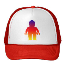 Minifig [Large Rainbow 2] by Customise My Minifig Trucker Hats
