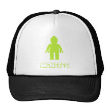 Minifig [Lime Green] by Customise My Minifig Trucker Hats