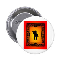 Minifig Parisian Wave by Customise My Minifig Pinback Button