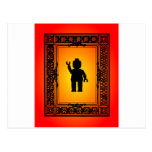 Minifig Parisian Wave by Customise My Minifig Postcard