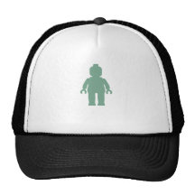 Minifig [Sand Green] by Customise My Minifig Trucker Hats