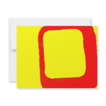 Minimalist Abstract Personalized Invites