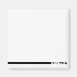 Minimalist Refrigerator Magnet