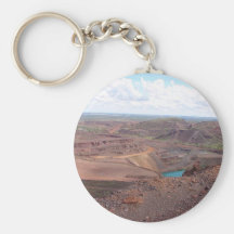 Mining Operations At Paraburdoo Mine Key Chain