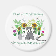 MiniSchnauzer Fridge Magnets