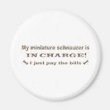 minischnauzer refrigerator magnets