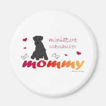 MiniSchnauzerBlk Magnet