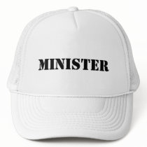 MINISTER BASEBALL CAP TRUCKER HATS