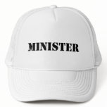 MINISTER BASEBALL CAP hats