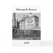 Minneapolis Brewery, 1930s Greeting Card