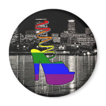 Minneapolis Pride Fridge Magnet