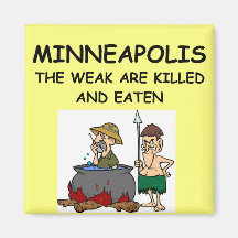 MINNeapolis Refrigerator Magnets