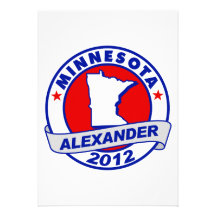 Minnesota Alexander Custom Invitation