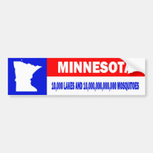 MINNESOTA BUMPER STICKER