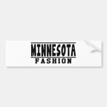 Minnesota Fashion Designs Bumper Sticker