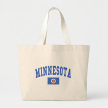 Minnesota Flag Canvas Bag
