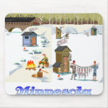 Minnesota Ice Fishing Mousepad