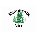 Minnesota Nice.  Period! (black text) Post Card
