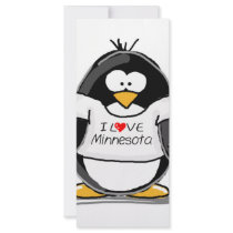 Minnesota penguin full color rack card