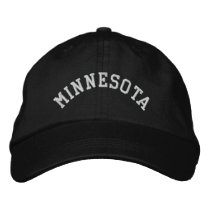 Minnesota State Embroidered Baseball Cap