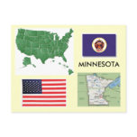 Minnesota, USA postcards