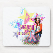 Minnie Pink Ribbon mousepads