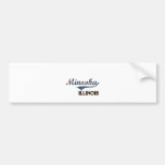 Minooka Illinois City Classic Bumper Sticker