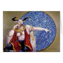 Minotaur with Mosaic Card