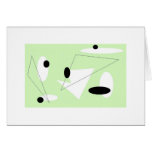 MINT ABSTRACT BLANK GREETING CARD cards