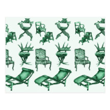 Mint chairs postcards