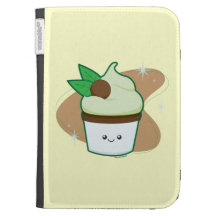 Mint Chip Cupcake Kindle Cases