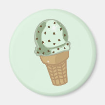 Mint Chocolate Chip Magnet