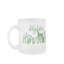 Mint Green Afghan Hound Mug