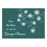 Mint Green Daisies Affordable Save the Date Cards