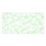 Mint Green Paisley. Personalized Photo Card