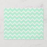 Mint Green Zigzag Stripes. Flyers