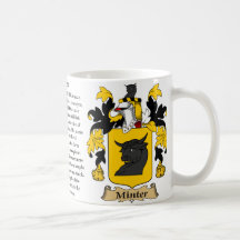 Minter, the Origin, the Meaning and the Crest Coffee Mug