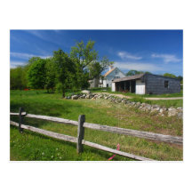 Minuteman National Park Farm on Battle Road Trail Postcards