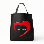 Mio Cuore II Bag (red on dark bag)