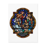 Miracle of the Loaves and Fish Stained Art postcards