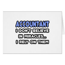 Miracles and Accountants Cards