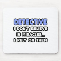 Miracles and Detectives Mouse Pads