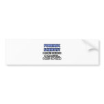 Miracles and Forensic Scientists bumper stickers