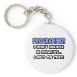 Miracles and Programmers keychains