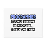 Miracles and Programmers postcards