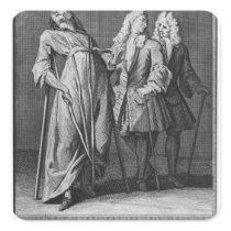 Miraculous healing of a paralytic square stickers