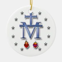 Miraculous Medal Christmas Ornament