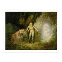 Miranda, Prospero and Ariel, from 'The Tempest' by Post Card