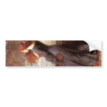 Miranda The Tempest by John William Waterhouse Bumper Sticker