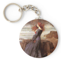 Miranda The Tempest by John William Waterhouse Keychains